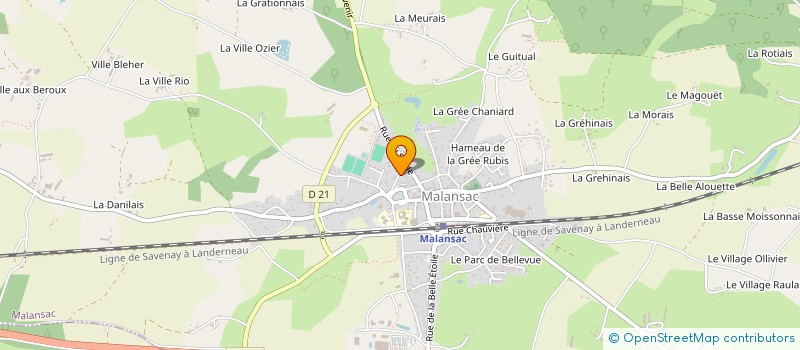 localisation de l'entreprise MONSIEUR JEAN BURBAN à MALANSAC