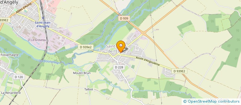 localisation de l'entreprise MONSIEUR JEAN BURBAUD  SAINT-JULIEN-DE-L'ESCAP