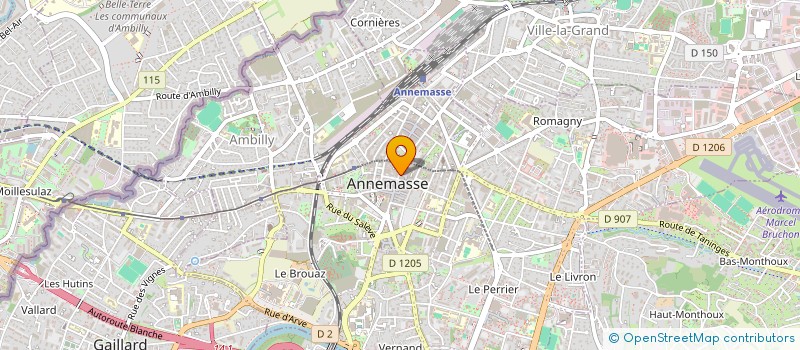 localisation de l'entreprise MONSIEUR JEAN BURDIN à ANNEMASSE