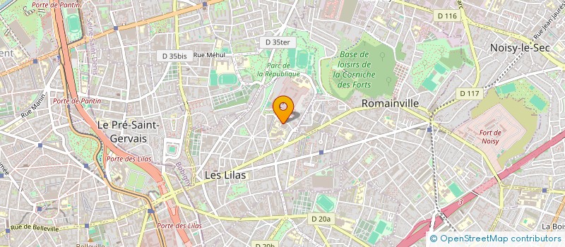 localisation de l'entreprise MONSIEUR JEAN BUREL à LES LILAS