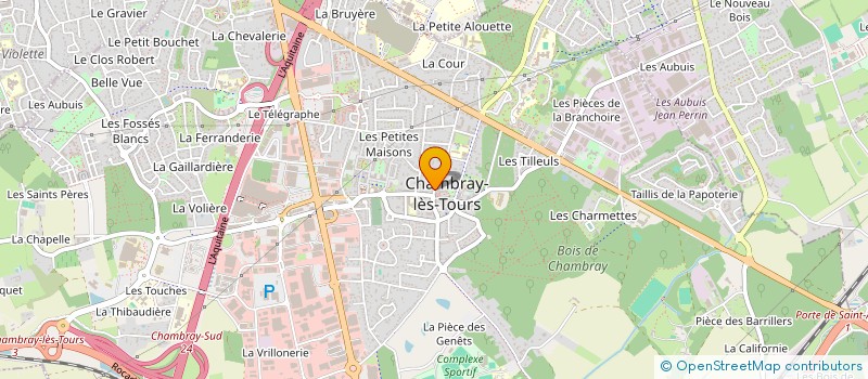 localisation de l'entreprise MONSIEUR JEAN BURESI  CHAMBRAY-LES-TOURS