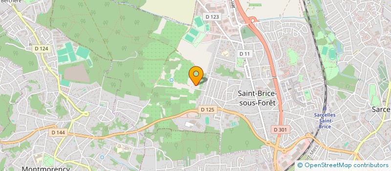 localisation de l'entreprise MONSIEUR JEAN BURETTE  ST BRICE SOUS FORET