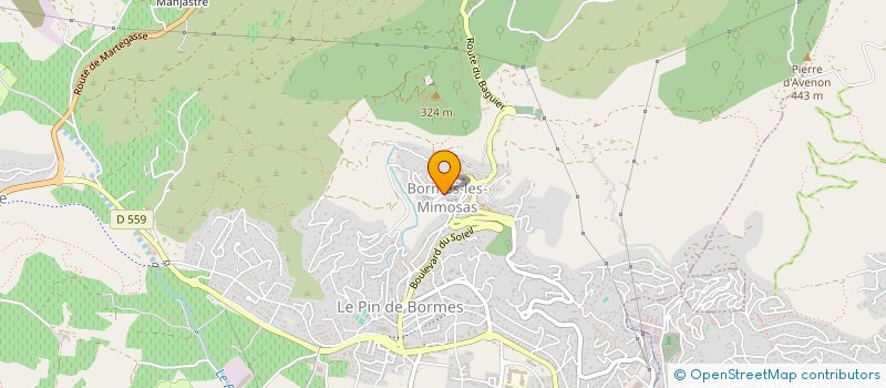 localisation de l'entreprise MONSIEUR JEAN BURGEON à BORMES-LES-MIMOSAS