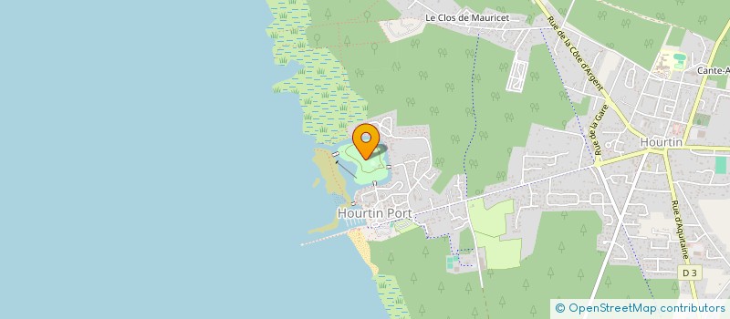 localisation de l'entreprise MONSIEUR JEAN BURGER  HOURTIN