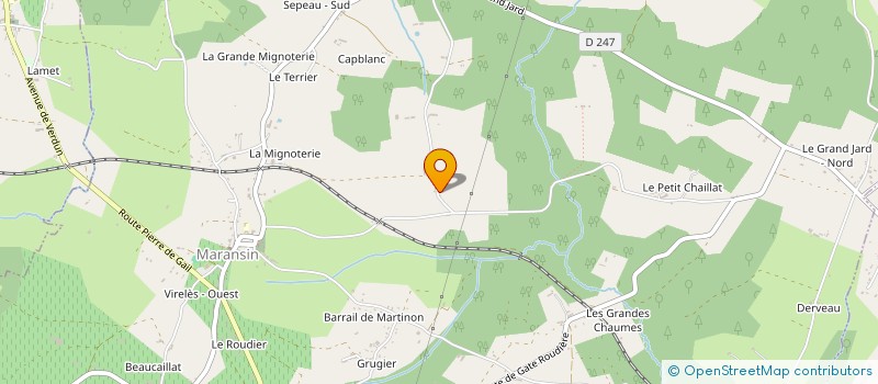 localisation de l'entreprise MONSIEUR JEAN BURGUION  MARANSIN