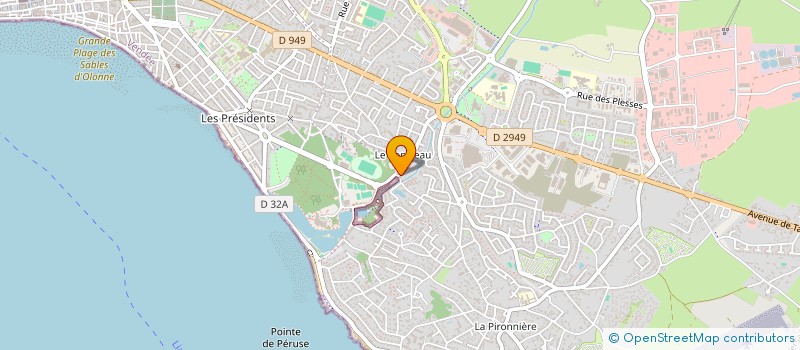 localisation de l'entreprise MONSIEUR JEAN BURILLE à LES SABLES D'OLONNE