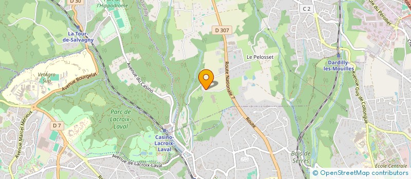 localisation de l'entreprise MONSIEUR JEAN BURLET à DARDILLY