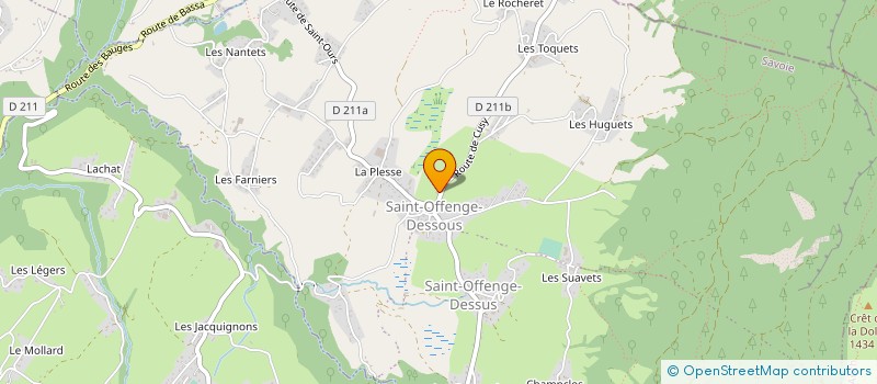 localisation de l'entreprise MONSIEUR JEAN BURNAT à SAINT-OFFENGE