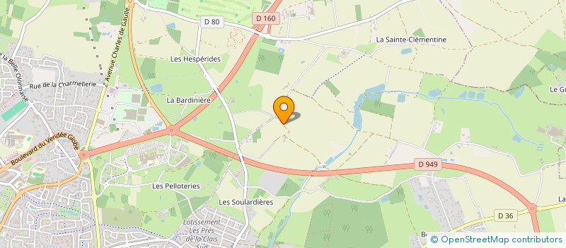 localisation de l'entreprise MONSIEUR JEAN BURNAUD  LES SABLES D'OLONNE