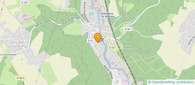 localisation de l'entreprise MONSIEUR JEAN BURON à LE HOULME