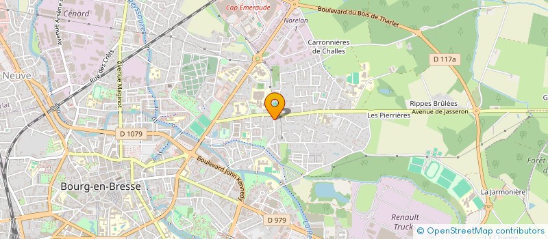 localisation de l'entreprise MONSIEUR JEAN BURTEAU à BOURG-EN-BRESSE