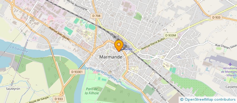 localisation de l'entreprise MONSIEUR JEAN BUTTIN à MARMANDE
