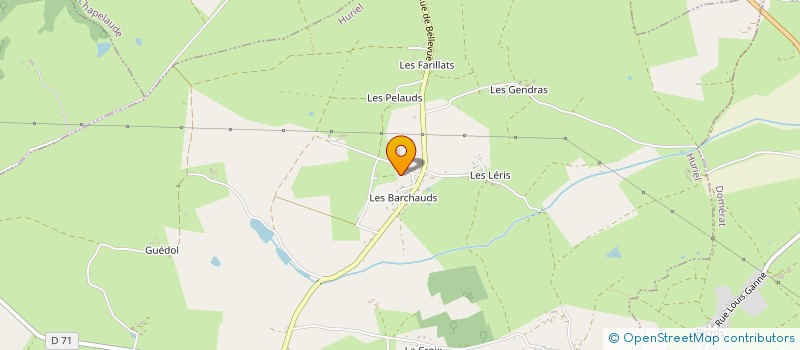 localisation de l'entreprise MONSIEUR JEAN BUXERON  SAINT-MARTINIEN