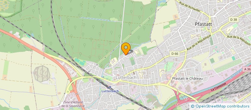 localisation de l'entreprise MONSIEUR JEAN BUZER  LUTTERBACH