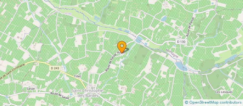 localisation de l'entreprise MONSIEUR JEAN BUZET  SAINT-CHRISTOPHE-DES-BARDES