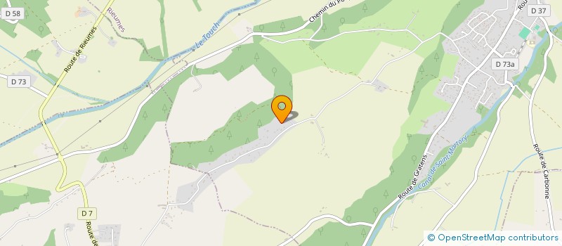 localisation de l'entreprise MONSIEUR JEAN CABANEL  BERAT