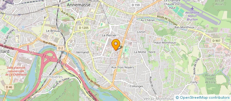 localisation de l'entreprise MONSIEUR JEAN CABANER à ANNEMASSE