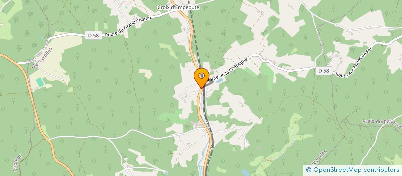 localisation de l'entreprise MONSIEUR JEAN CABANNE  MAZEYROLLES