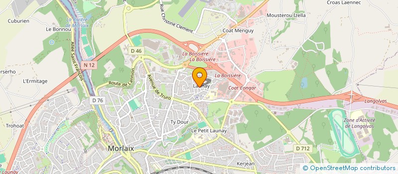 localisation de l'entreprise MONSIEUR JEAN CABIOCH à MORLAIX