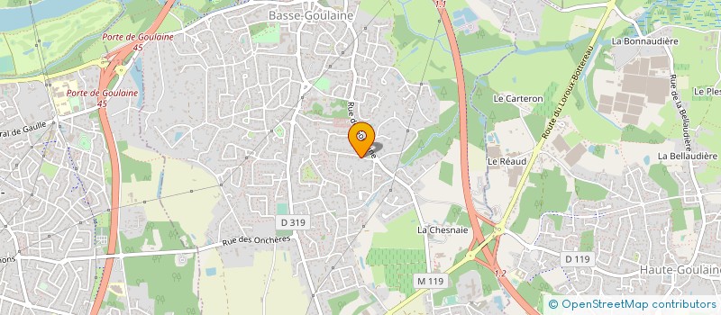 localisation de l'entreprise MONSIEUR JEAN CABON à BASSE-GOULAINE