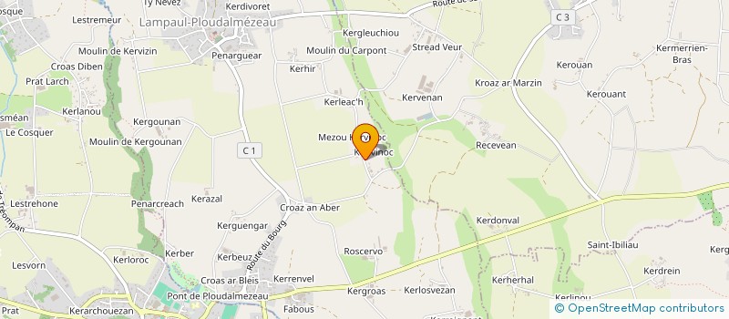 localisation de l'entreprise MONSIEUR JEAN CABON  LAMPAUL-PLOUDALMEZEAU