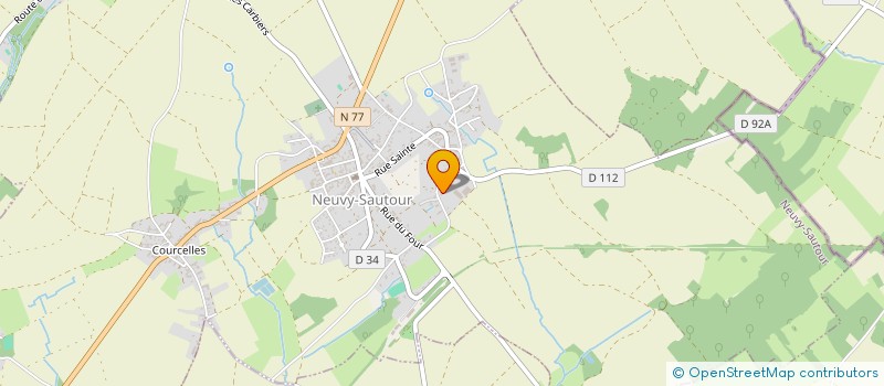 localisation de l'entreprise MONSIEUR JEAN CABOURDIN  SOUMAINTRAIN