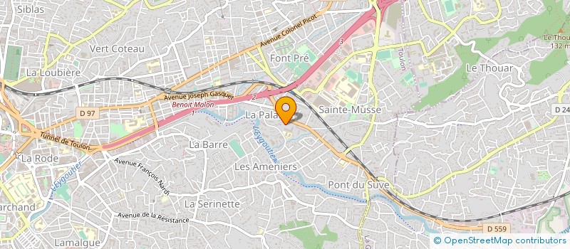 localisation de l'entreprise MONSIEUR JEAN CABRI à TOULON
