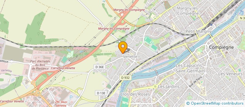 localisation de l'entreprise MONSIEUR JEAN CACHEUR  VENETTE