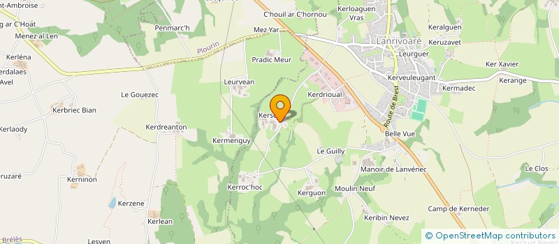 localisation de l'entreprise MONSIEUR JEAN CADALEN à LANRIVOARE