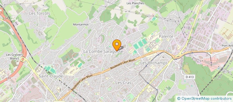 localisation de l'entreprise MONSIEUR JEAN CADET à BESANCON