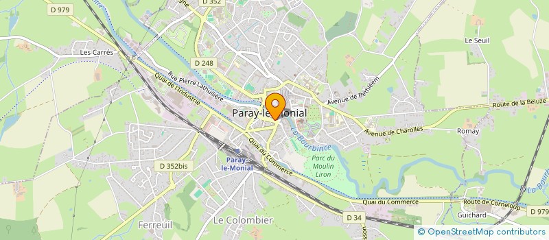 localisation de l'entreprise MONSIEUR JEAN CADILLON  PARAY-LE-MONIAL