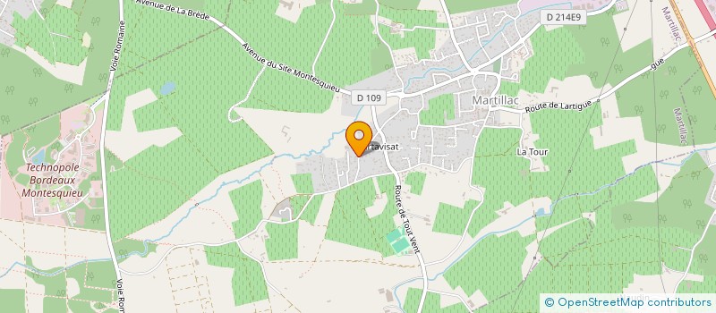 localisation de l'entreprise MONSIEUR JEAN CADIOT  MARTILLAC