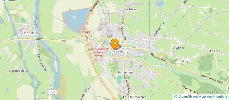 localisation de l'entreprise MONSIEUR JEAN CADOT  MARCIGNY