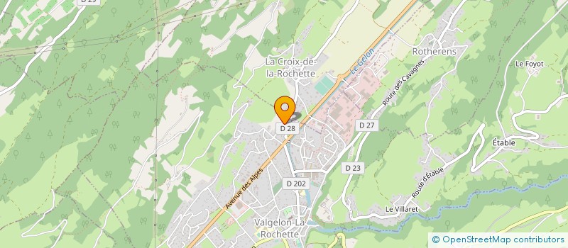 localisation de l'entreprise MONSIEUR JEAN CADOUX à VALGELON-LA ROCHETTE