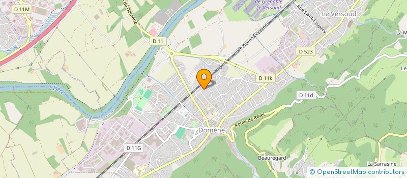 localisation de l'entreprise MONSIEUR JEAN CADOUX  DOMENE