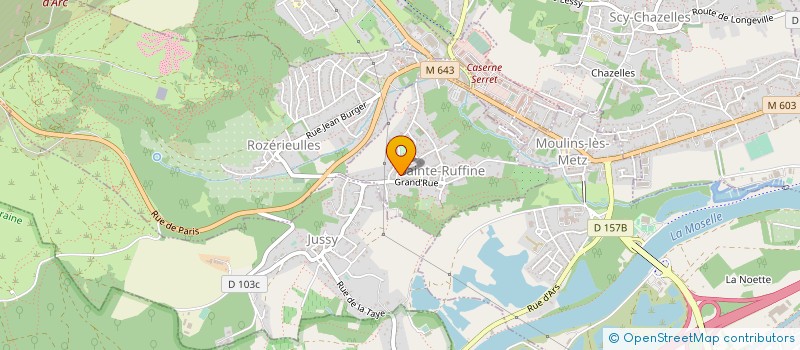 localisation de l'entreprise MONSIEUR JEAN CADY  SAINTE-RUFFINE