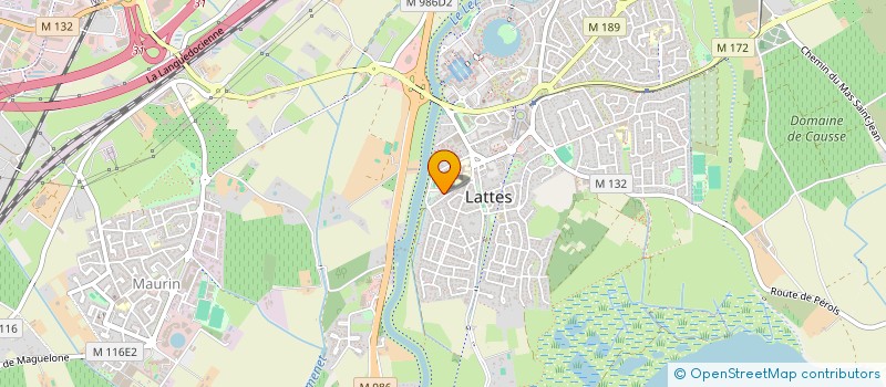 localisation de l'entreprise MONSIEUR JEAN CAGNA à LATTES