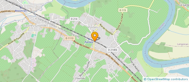 localisation de l'entreprise MONSIEUR JEAN CAHUZAC  PORTETS