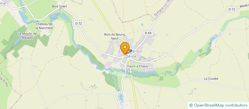 localisation de l'entreprise MONSIEUR JEAN CAILLAUT  CHEMILLE-SUR-DEME