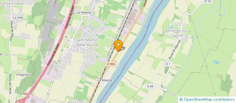 localisation de l'entreprise MONSIEUR JEAN CAILLE  SAINT-MARTIN-BELLE-ROCHE