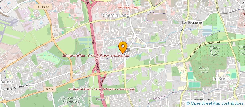 localisation de l'entreprise MONSIEUR JEAN CAILLEAU  MERIGNAC