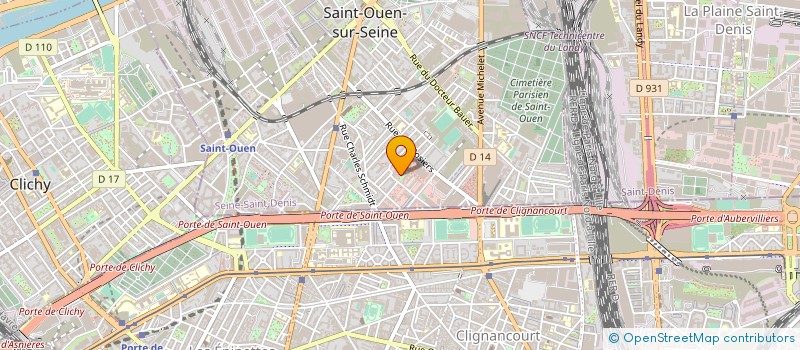 localisation de l'entreprise MONSIEUR JEAN CAILLIOT  SAINT-OUEN-SUR-SEINE