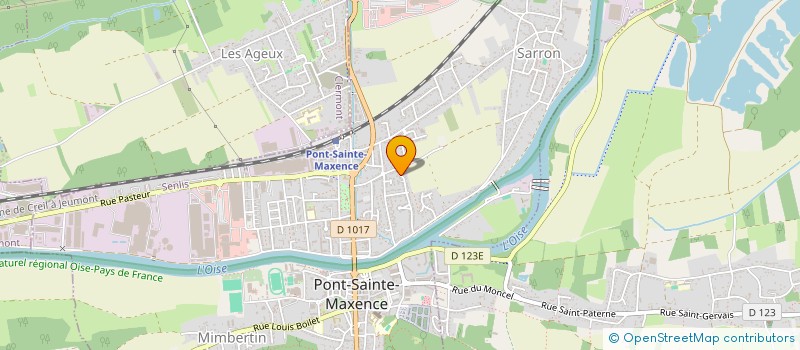 localisation de l'entreprise MONSIEUR JEAN CAILLOUET à PONT-SAINTE-MAXENCE