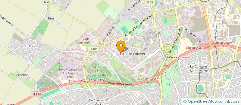 localisation de l'entreprise MONSIEUR JEAN CAILLY à CAEN