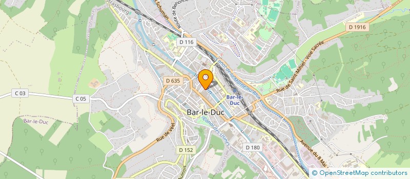 localisation de l'entreprise MONSIEUR JEAN CAIN  BAR-LE-DUC