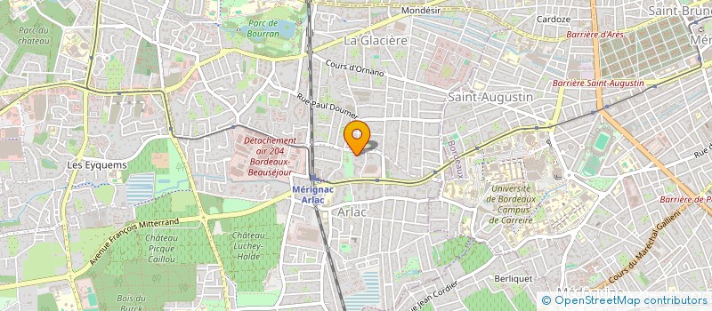 localisation de l'entreprise MONSIEUR JEAN CAL  MERIGNAC