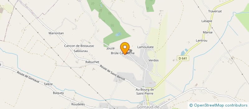 localisation de l'entreprise MONSIEUR JEAN CALABET à GONTAUD-DE-NOGARET