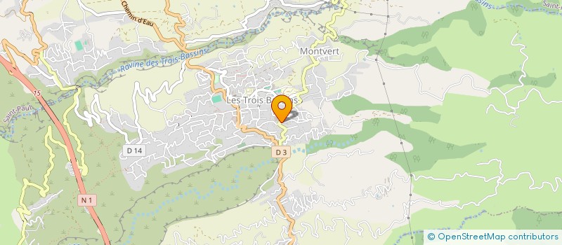 localisation de l'entreprise MONSIEUR JEAN CALETY  LES TROIS-BASSINS