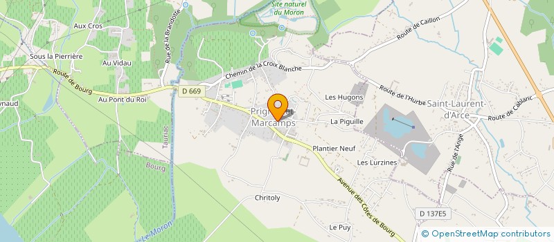 localisation de l'entreprise MONSIEUR JEAN CALLENDREAU à PRIGNAC-ET-MARCAMPS