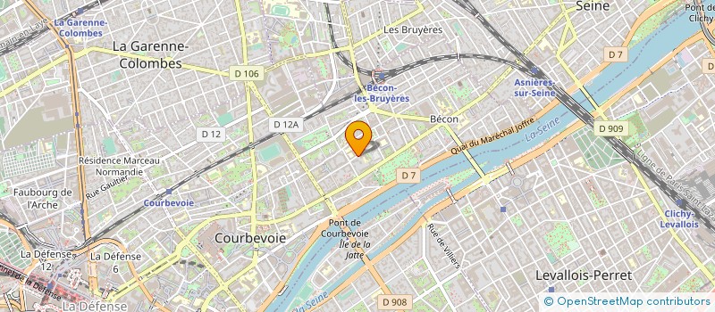 localisation de l'entreprise MONSIEUR JEAN CALLIES à COURBEVOIE